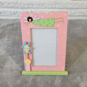 Fairy  Daisy Photo Picture Frame 3.5 x 5.5 Free Standing Home Decor S65E